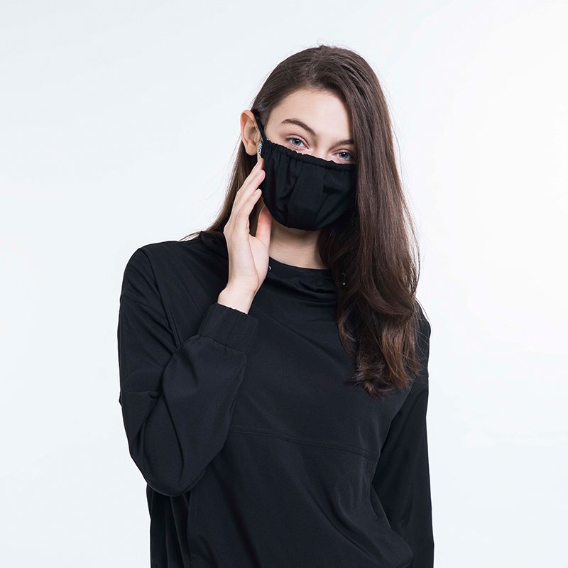 silver ion anti-bacterial COOLMAX® quick dry protection adult fabric face mask