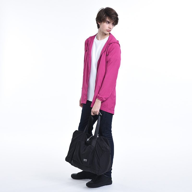 silver ion anti-bacterial COOLMAX® quick dry foldable travel / gym duffle bag