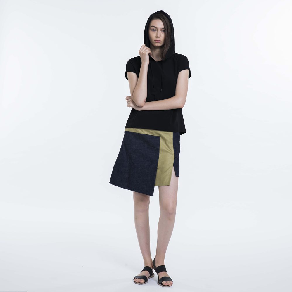 TP9104 gro-grain candy tie hoodie